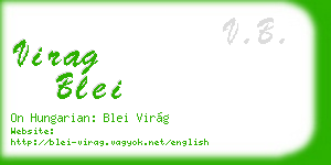 virag blei business card